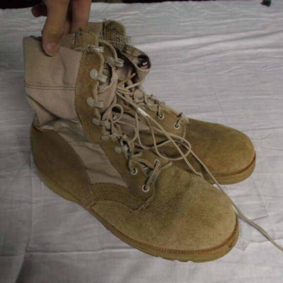 ALTAMA HOT WEATHER VENTED TAN VIBRAM SOLES sz10R COMBAT BOOTS SS 8137 main image 9